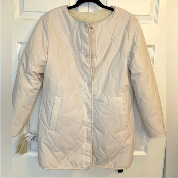 Koolaburra by UGG NWT Reversible Sherpa Quilted Jacket size Small - Picture 6 of 14